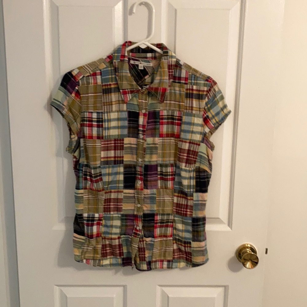 Tommy Hilfiger Multicolor Plaid Button Down Shirt